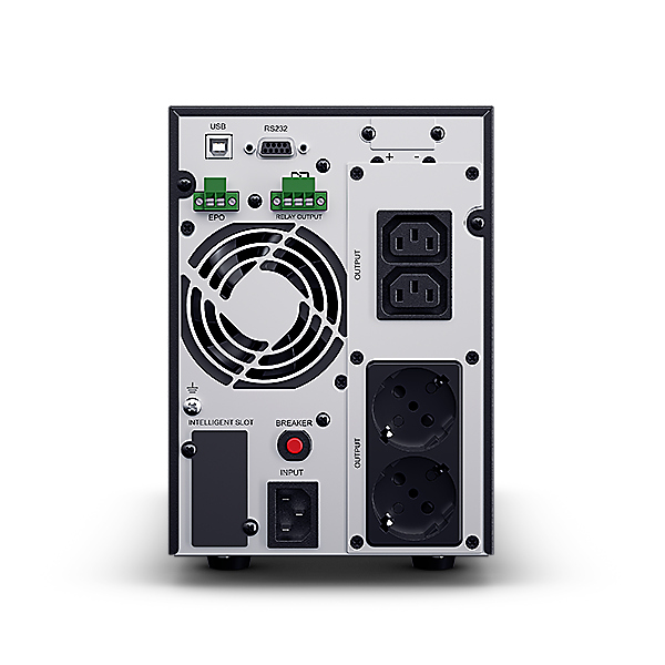 CYBERPOWER OLS2000EA UPS 2000VA/1800W 2xC13 2xSCHU színes LCD kijelző  OnLine szünetmentes 
