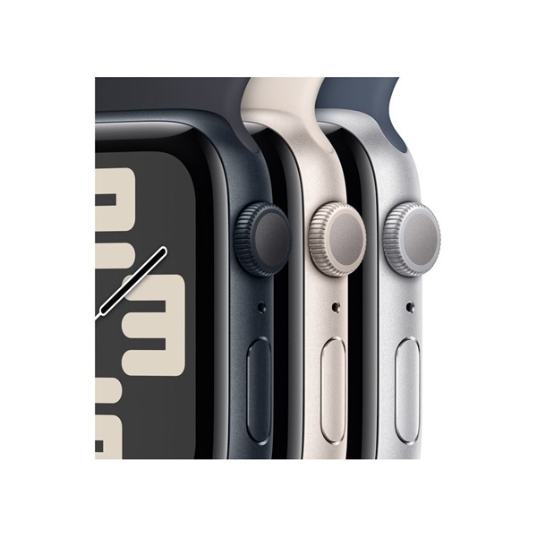 Apple Watch SE2 GPS (44mm) ezüst alumínium tok kék sport szíj (S/M) okosóra