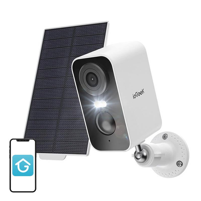    ieGeek ZS-GX3S Wireless 3MP WiFi IP kamera + szolár panel 