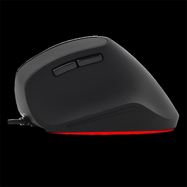 Advance VERTICAL PLUS MOUSE 1600 DPI 6 gomb ergonomikus Egér   fekete 