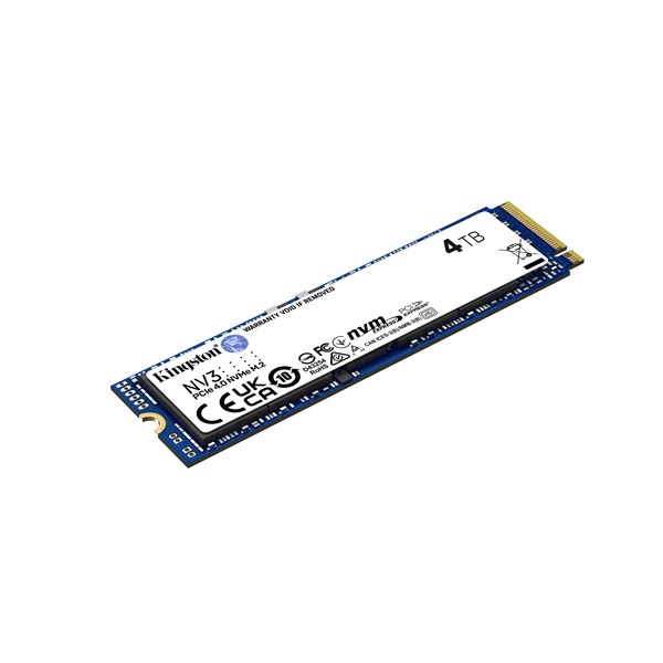 KINGSTON M.2 2280 PCIe 4.0 NVMe 4000GB NV3 SSD KINGSTON M.2 2280 PCIe 4.0 NVMe 4000GB NV3 SSD