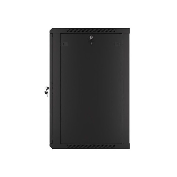 Lanberg 18U 19" fali rack szekrény 600x600mm fekete (WF01-6618-10B)
