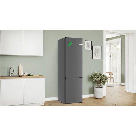 Bosch KGN39OCAF Alulfagyasztós hűtőszekrény, A energiaosztály, Cast Iron