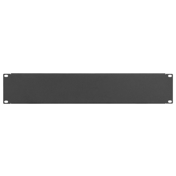 Stalflex rack szekrény takaró panel 2U 19" fekete (RP19-2U-B)