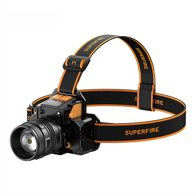 Headlight Superfire HL58, 350lm, USB Headlight Superfire HL58, 350lm, USB