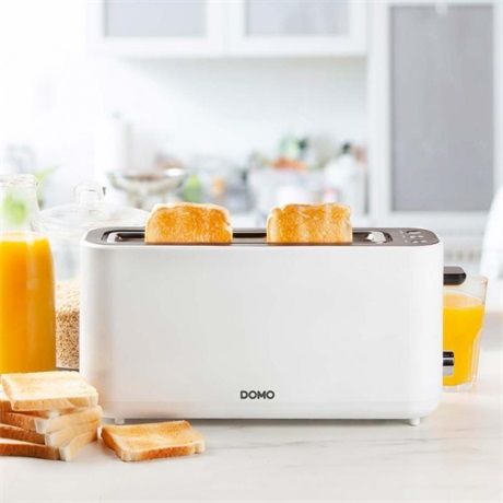Domo DO962T kenyérpirító 4 szeletes fehér Domo DO962T kenyérpirító 4 szeletes fehér