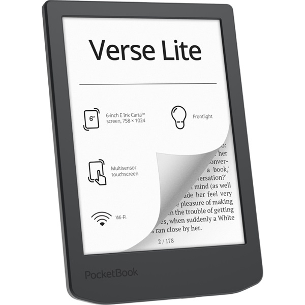POCKETBOOK e-Reader PB619 VERSE LITE Midnight 6" E-Ink Carta wifi USB-C POCKETBOOK e-Reader PB619 VERSE LITE Midnight 6" E-Ink Carta wifi USB-C