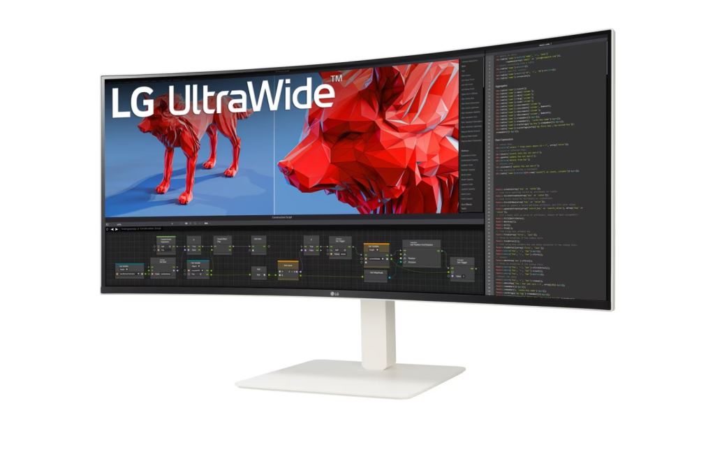 LG 38WR85QC-W 38" ívelt LCD monitor