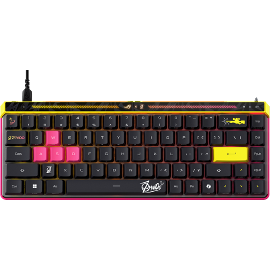 ASUS ROG Falchion Ace HFX ZywOo Edition billentyűzet  Fekete US