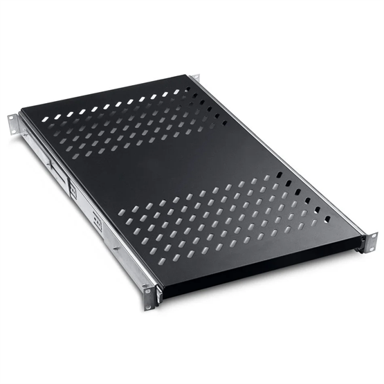 FORMRACK Kihúzható tálca/polc 1000, 60kg terhelhetőség, 1000mm mélységű 19" álló rack szekrénybe