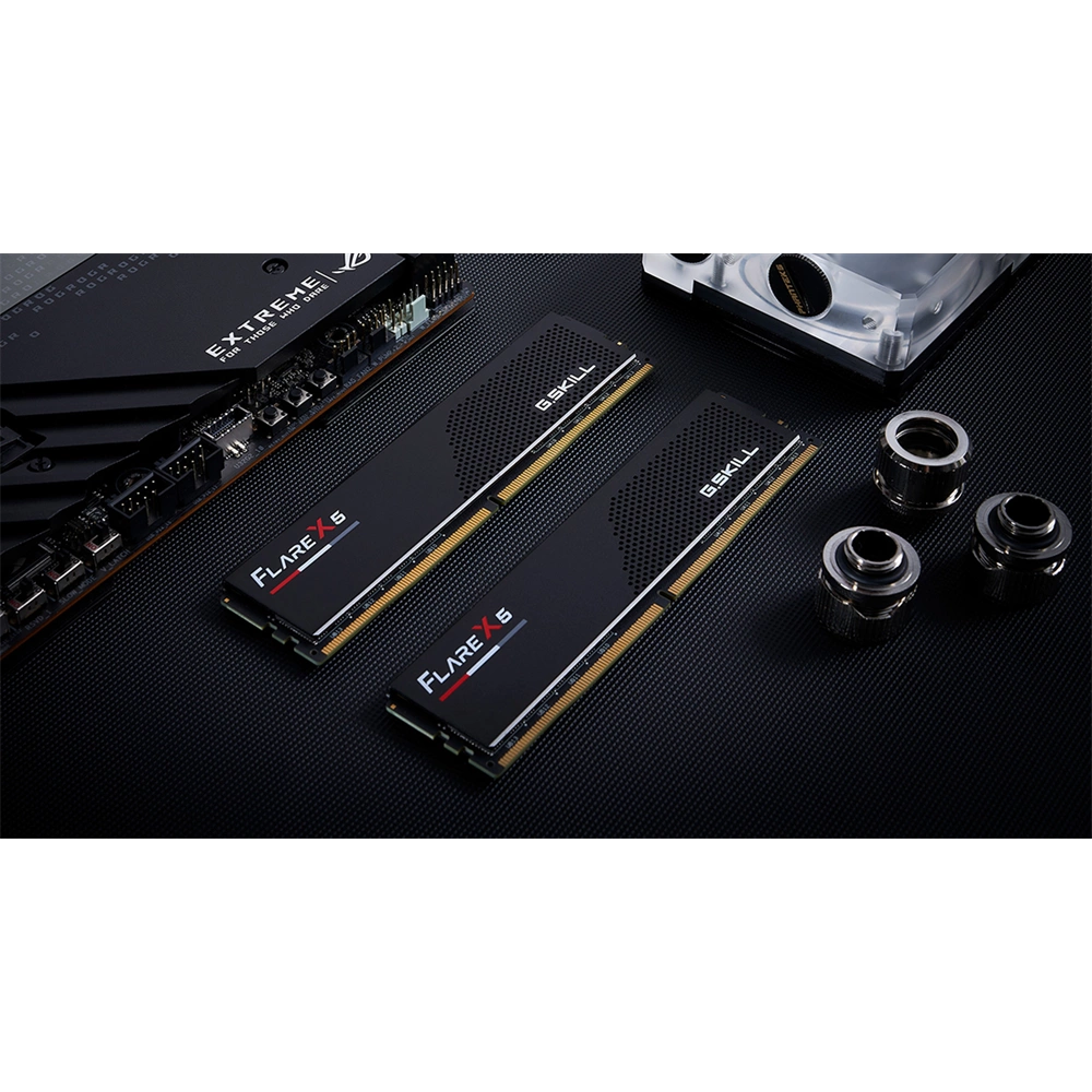 G.SKILL Flare X5 32GB Kit2 (2x16GB) DDR5 6000Mhz CL28-36-36-96 1.40V AMD EXPO Memória Fekete