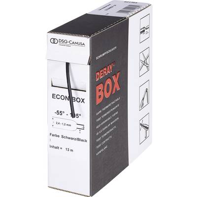 DSG Canusa 8610048951 Zsugorcső ragasztó nélkül Fekete 4.80 mm Zsugorodási arány:2:1 11 m DSG Canusa 8610048951 Zsugorcső ragasztó nélkül Fekete 4.80 mm Zsugorodási arány:2:1 11 m