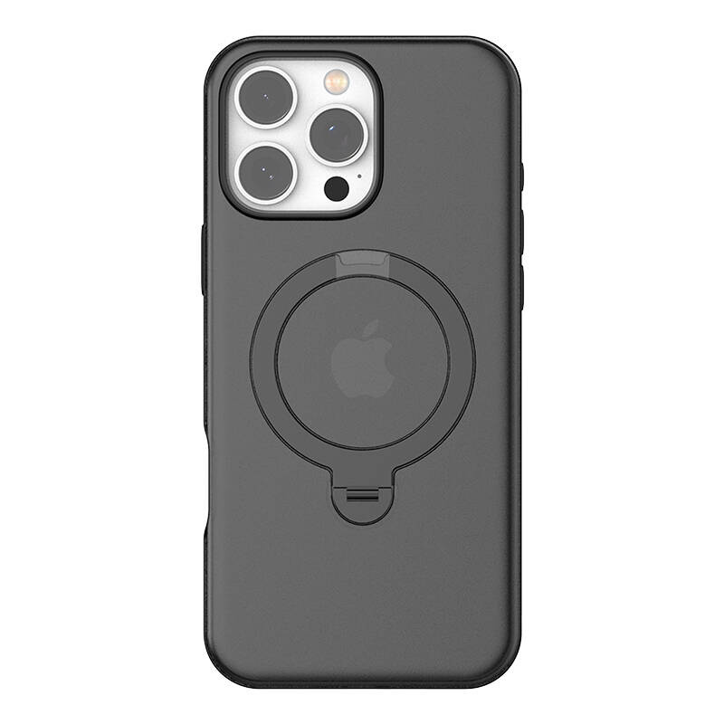 Torras Ostand Spin Case for iPhone 16 ProMax (Black) Torras Ostand Spin Case for iPhone 16 ProMax (Black)