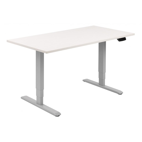 Equip  650803  Dupla motor  állítható magasság: 62cm-128cm Max.:125kg Motoros Asztal láb Szürke 
