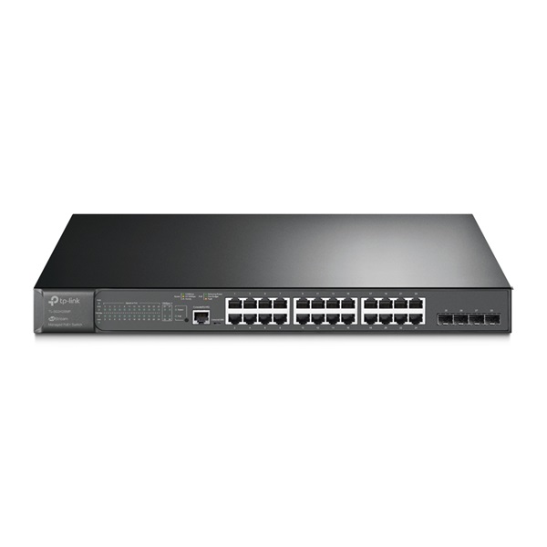 TP-Link JetStream Switch 24x1000Mbps, 24xPOE+ + 4x1Gigabit SFP+ plusz 2 konzol port, menedzselhető (TL-SG3428MP) TP-Link JetStream Switch 24x1000Mbps, 24xPOE+ + 4x1Gigabit SFP+ plusz 2 konzol port, menedzselhető (TL-SG3428MP)