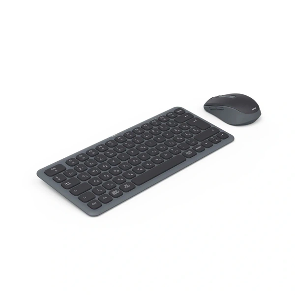 Hama WKM-500 Wireless Bluetooth Billentyűzet + Egér Fekete HU