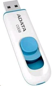Pen Drive 16GB ADATA Classic C008 fehér USB2.0 (AC008-16G-RWE) Pen Drive 16GB ADATA Classic C008 fehér USB2.0 (AC008-16G-RWE)