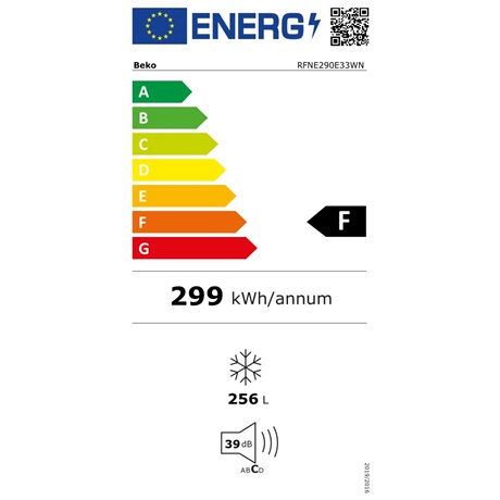 Beko RFNE-290E33 WN   7 fiókos Fagyasztószekrény