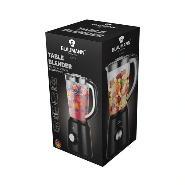 Blaumann BL-9008 1,5L turmixgép Fekete-ezüst