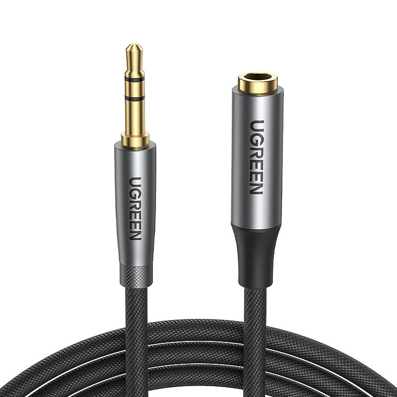 UGREEN AV190 AUX jack 3,5 mm-es audio hosszabbító kábel, 3 m (fekete) UGREEN AV190 AUX jack 3,5 mm-es audio hosszabbító kábel, 3 m (fekete)
