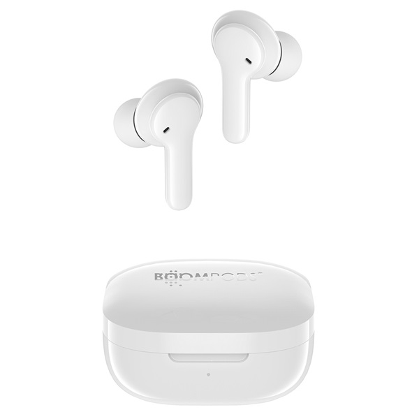 Boompods Bassline Compact TWS fehér vezeték nélküli stereo headset