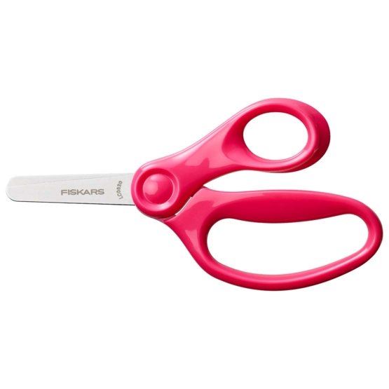 Fiskars 1064070 tompa hegyű gyermekolló rózsaszín