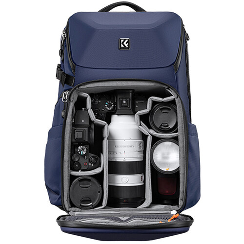 K&F Concept Alpha Backpack 20L, fotós hátizsák, vízálló, kék K&F Concept Alpha Backpack 20L, fotós hátizsák, vízálló, kék