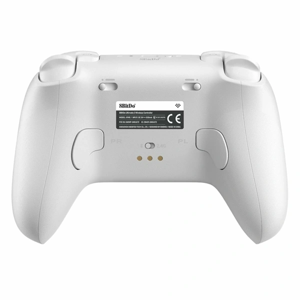 8BitDo Ultimate 2 Nintendo Switch / Switch 2 / PC Hall-Effect vezeték nélküli kontroller Fehér