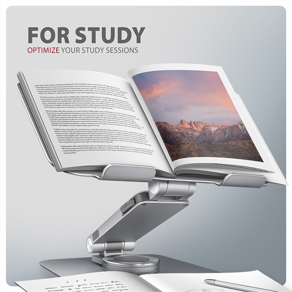Axagon STND-LR ALU HQ 10"-17,3" laptop állvány