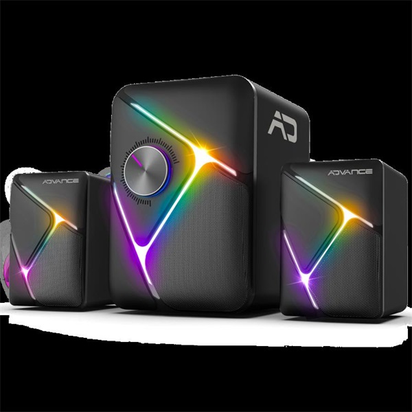 Advance SOUNDPHONIC RGB 11W RMS BLUETOOTH 2.1, Bluetooth/3,5mm RGB Hangszóró Fekete Advance SOUNDPHONIC RGB 11W RMS BLUETOOTH 2.1, Bluetooth/3,5mm RGB Hangszóró Fekete