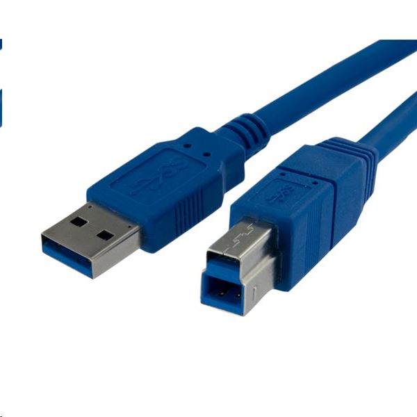 StarTech.com USB A -> USB B kábel kék (USB3SAB1M)
