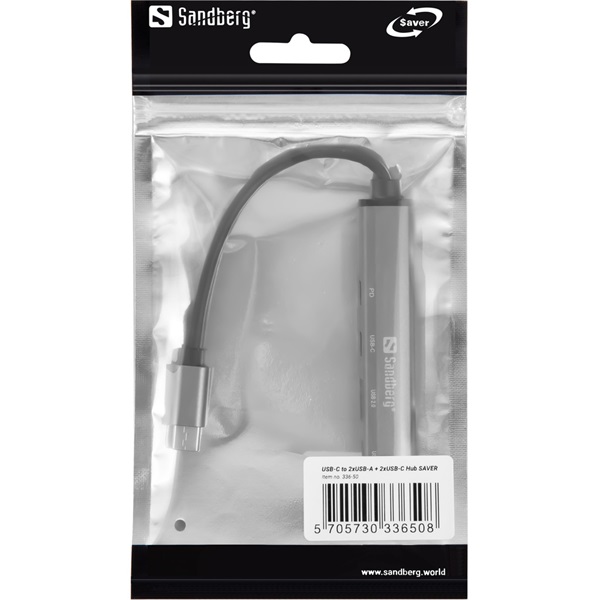 Sandberg USB-C to 3xUSB-A+2xUSB-C SAVER Notebook Dokkoló Sandberg USB-C to 3xUSB-A+2xUSB-C SAVER Notebook Dokkoló