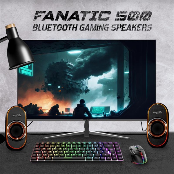Spirit of Gamer  Fanatic 500  Hangszóró 2.0 Fekete 