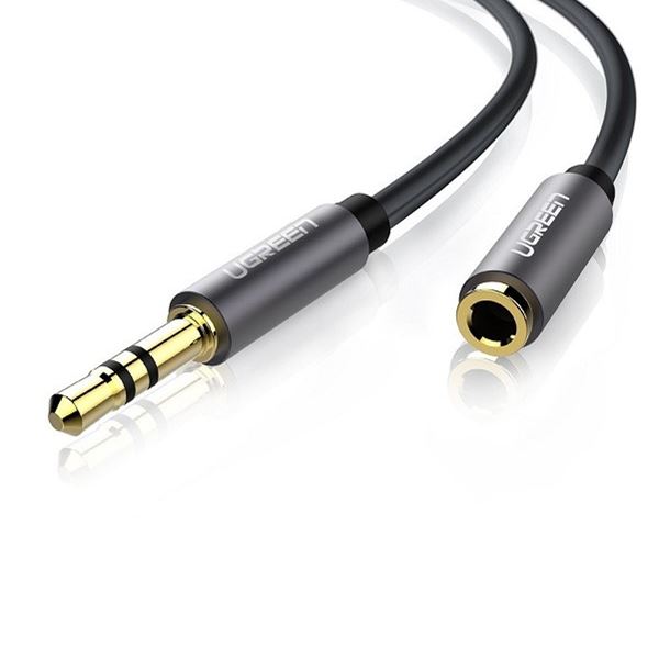 UGREEN AV118 AUX jack audio hosszabbító kábel, 3.5mm, 5m, fekete (10538) UGREEN AV118 AUX jack audio hosszabbító kábel, 3.5mm, 5m, fekete (10538)