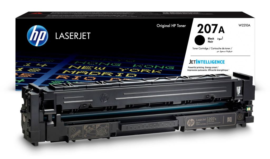 HP 207A LaserJet tonerkazetta fekete (W2210A) HP 207A LaserJet tonerkazetta fekete (W2210A)