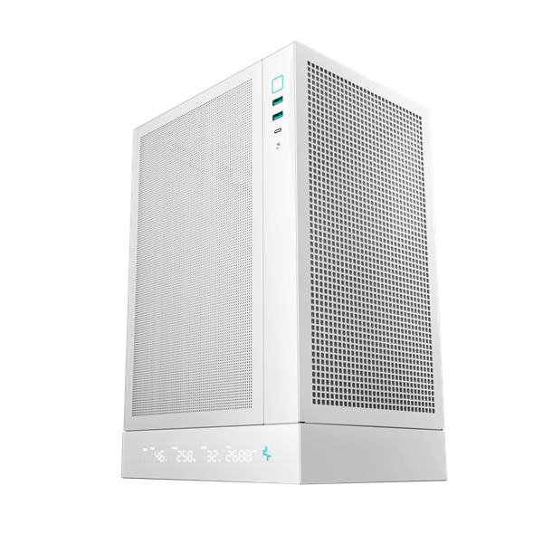 DeepCool CH170 DIGITAL WH Mini-ITX Számítógépház Fehér DeepCool CH170 DIGITAL WH Mini-ITX Számítógépház Fehér