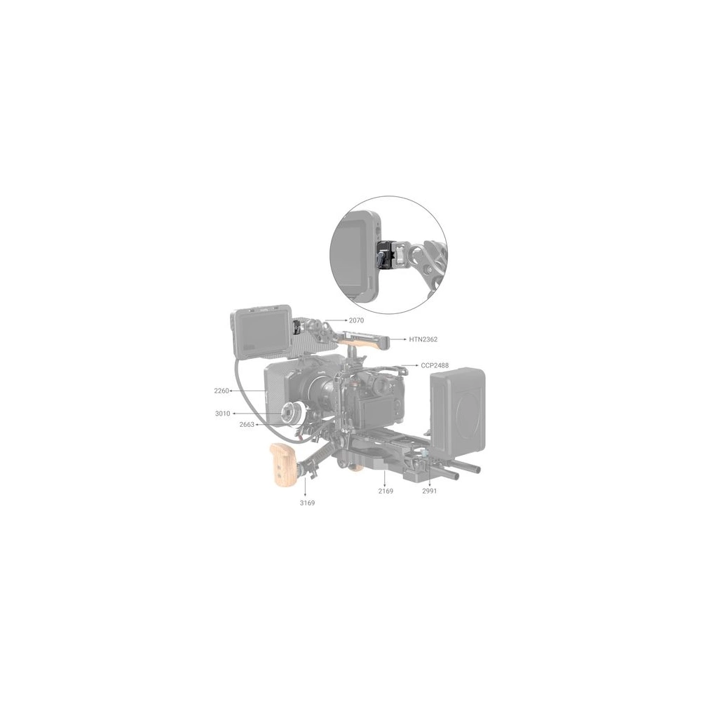 SmallRig Drop-in HawkLock mini Universal QR  Baseplate 