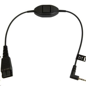 Jabra QD kábel 2,5 mm-es TRS jack-en (8800-00-55) Jabra QD kábel 2,5 mm-es TRS jack-en (8800-00-55)