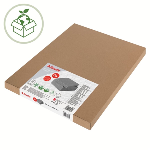 Esselte Home S méret 3db/csomag szürke tárolódoboz Esselte Home S méret 3db/csomag szürke tárolódoboz