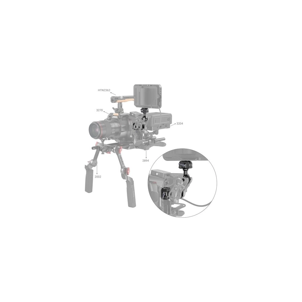 SmallRig Drop-in HawkLock mini Quick Release 1/4”-20 Ball Head SmallRig Drop-in HawkLock mini Quick Release 1/4”-20 Ball Head
