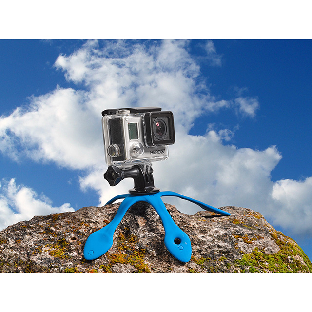 Miggö Splat Flexible állvány Go-Pro és akciókamerákhoz, Kék