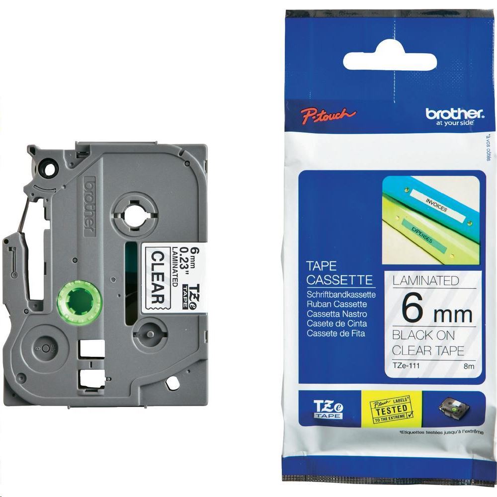 Brother P-touch TZe-111 szalag (TZE111) Brother P-touch TZe-111 szalag (TZE111)