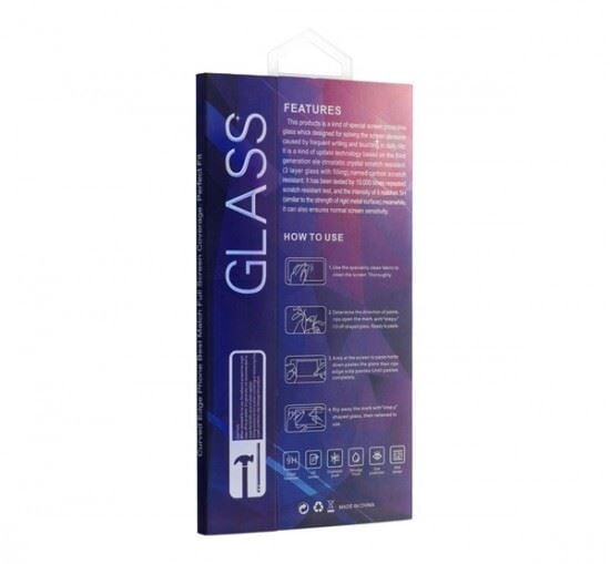 Utángyártott Xiaomi 12T / 12T Pro, 5D Full Glue hajlított tempered glass kijelzővédő üvegfólia fekete (70137)