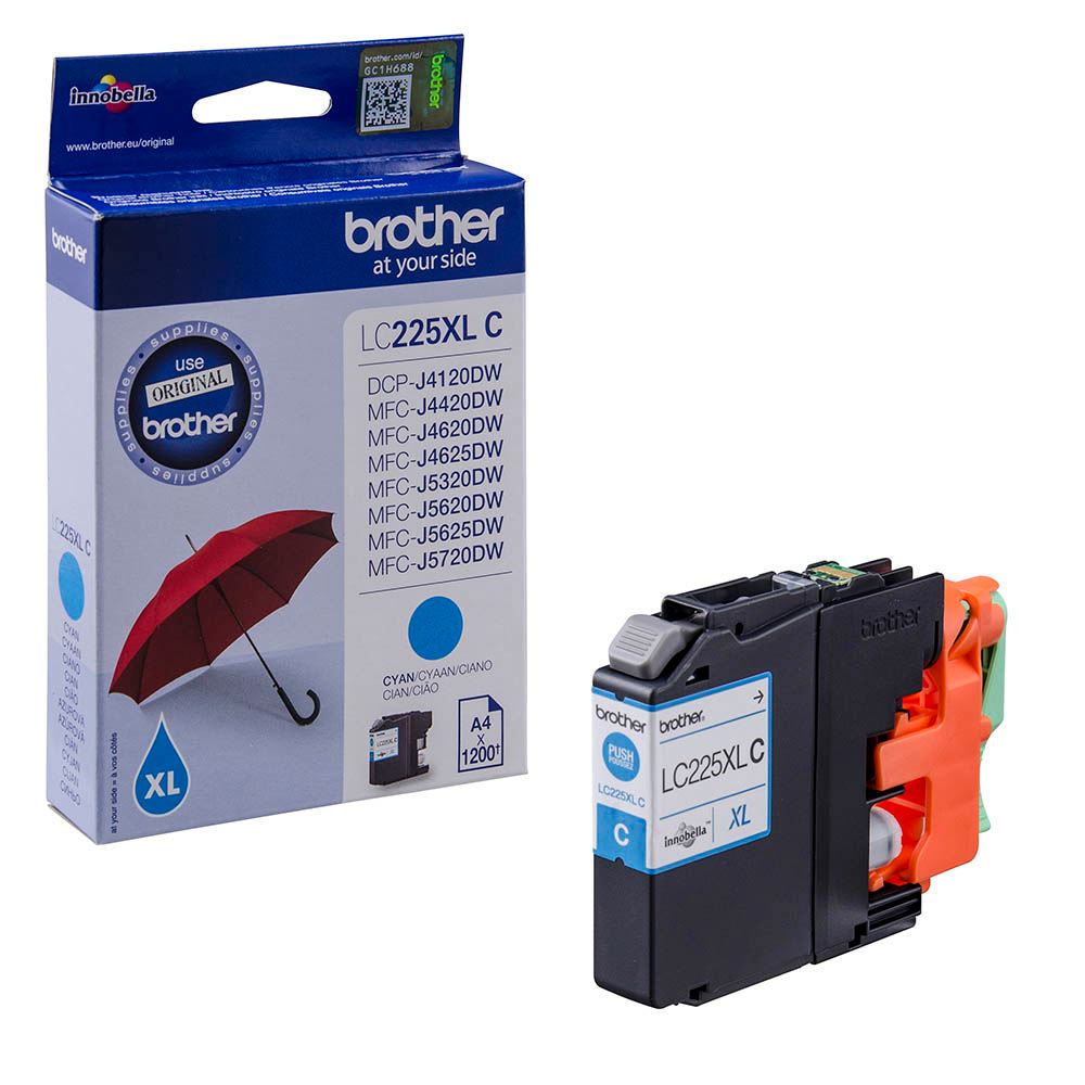 Brother LC225XL C kék tintapatron Brother LC225XL C kék tintapatron