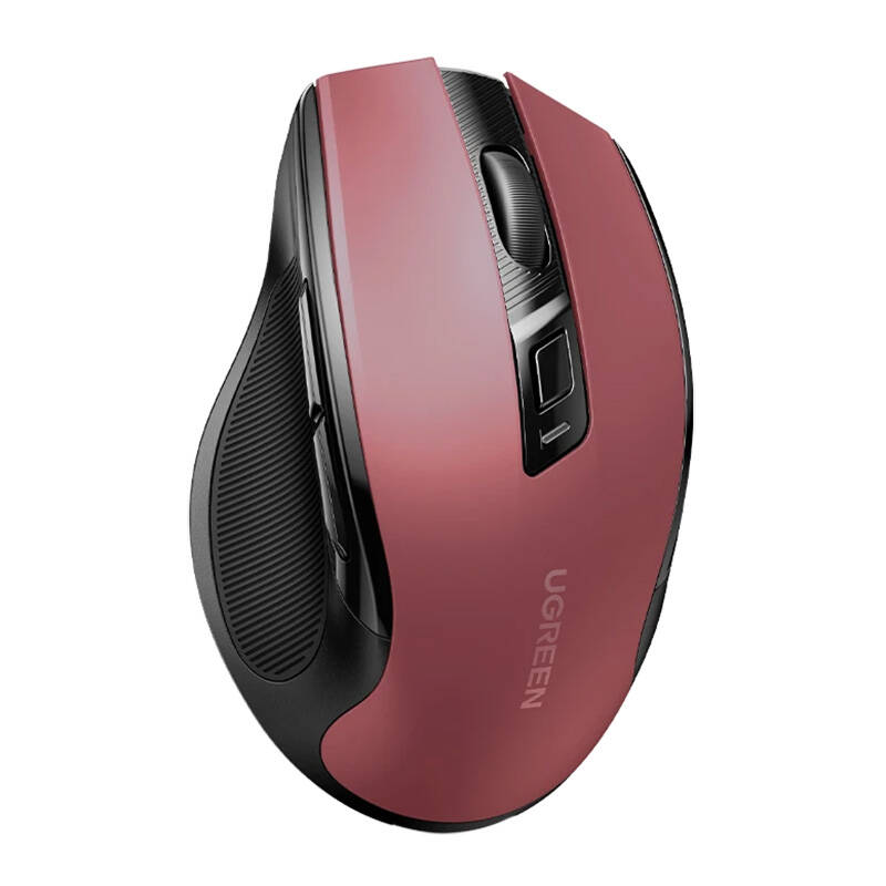 UGREEN MU006 2.4 GHz + Bluetooth 5.0 Wireless Egér Piros UGREEN MU006 2.4 GHz + Bluetooth 5.0 Wireless Egér Piros