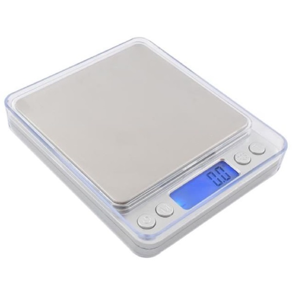 Digitális ékszer és konyhai mérleg 2kg-ig, mérési pontosság 0,1g