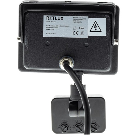 Retlux RSL 246 LED REFLEKTOR 10W +PIR ÉRZÉKELŐ
