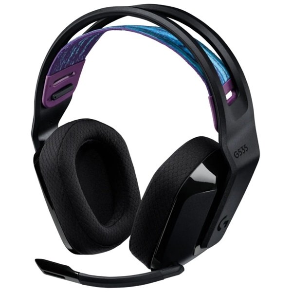 Logitech G535 Lightspeed vezeték nélküli Gaming Headset fekete (981-000972)