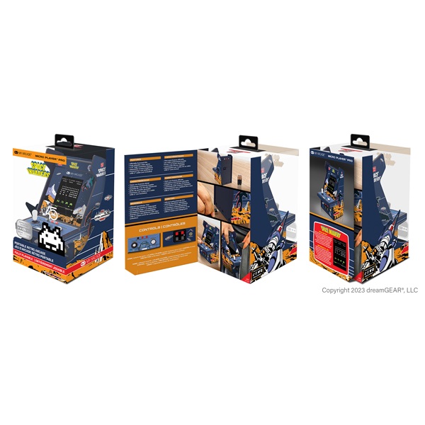 MY ARCADE  DGUNL-7004 Space Invaders Micro Player Pro Portable Retro Arcade 6.75" Hordozható Játékkonzol