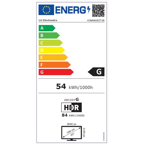 Lg 43NANO82T3B UHD NANOCELL SMART TV